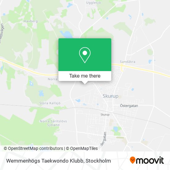 Wemmenhögs Taekwondo Klubb map