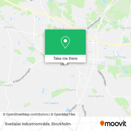 Svedalas industriområde map