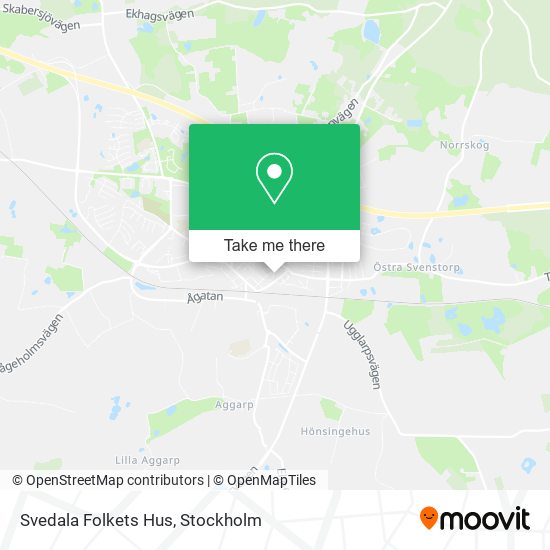 Svedala Folkets Hus map