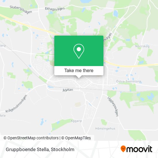 Gruppboende Stella map