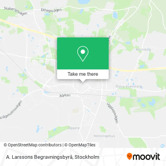 A. Larssons Begravningsbyrå map