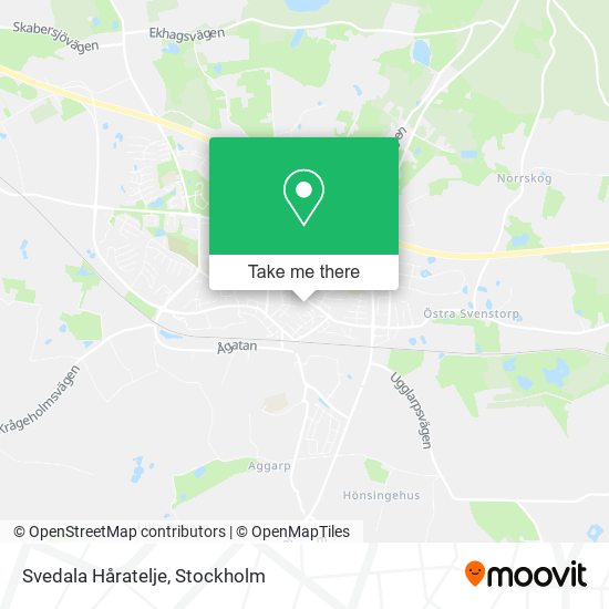 Svedala Håratelje map