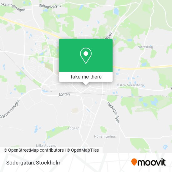 Södergatan map