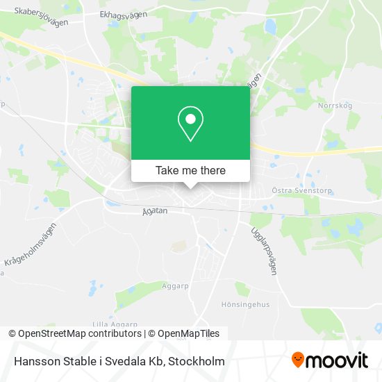Hansson Stable i Svedala Kb map