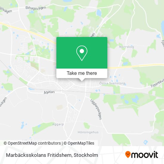Marbäcksskolans Fritidshem map