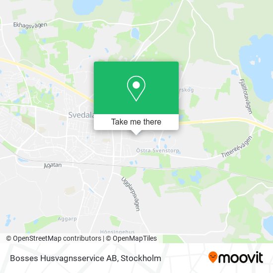 Bosses Husvagnsservice AB map