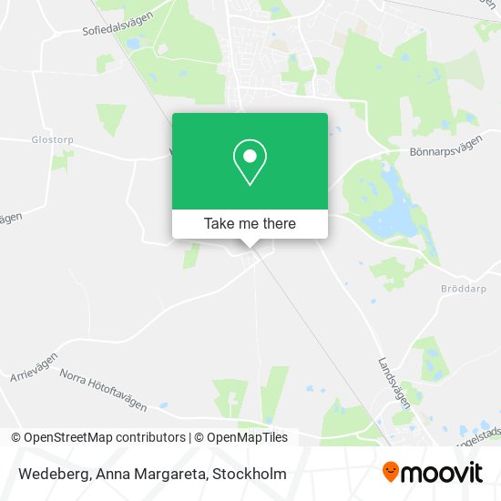 Wedeberg, Anna Margareta map