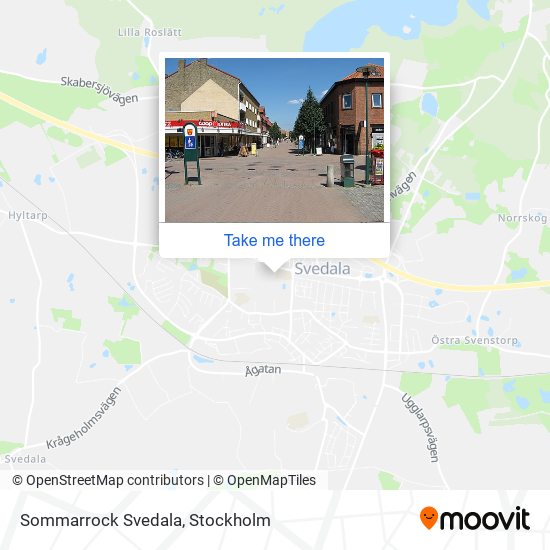 Sommarrock Svedala map