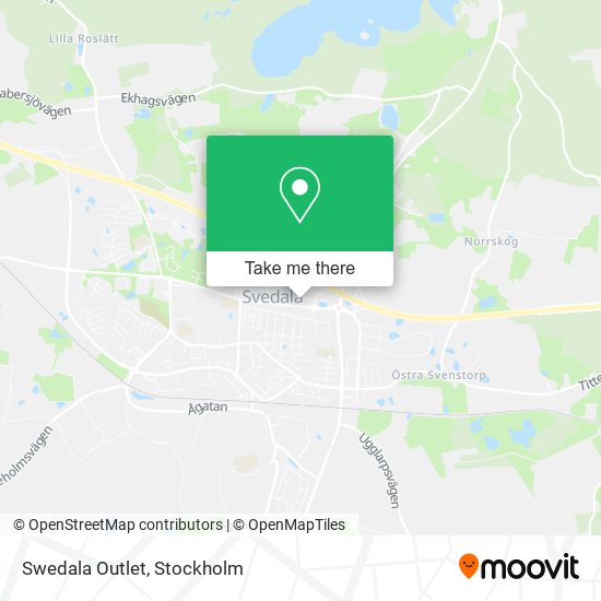 Swedala Outlet map