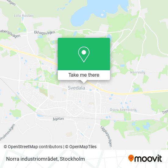 Norra industriområdet map