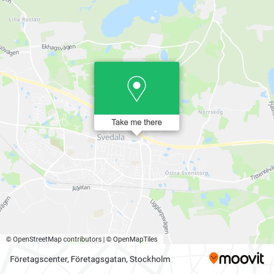 Företagscenter, Företagsgatan map