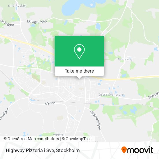 Highway Pizzeria i Sve map