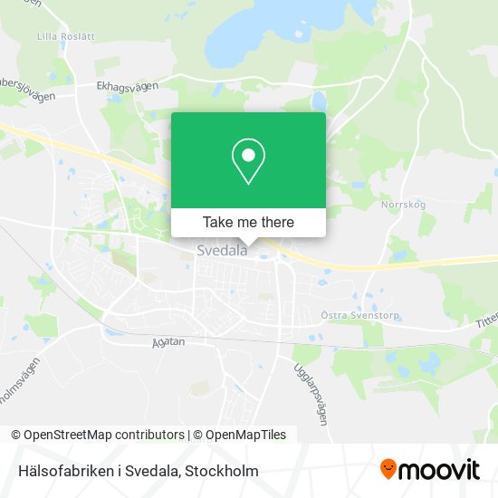 Hälsofabriken i Svedala map