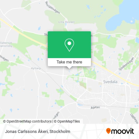 Jonas Carlssons Åkeri map