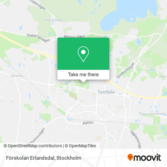 Förskolan Erlandsdal map