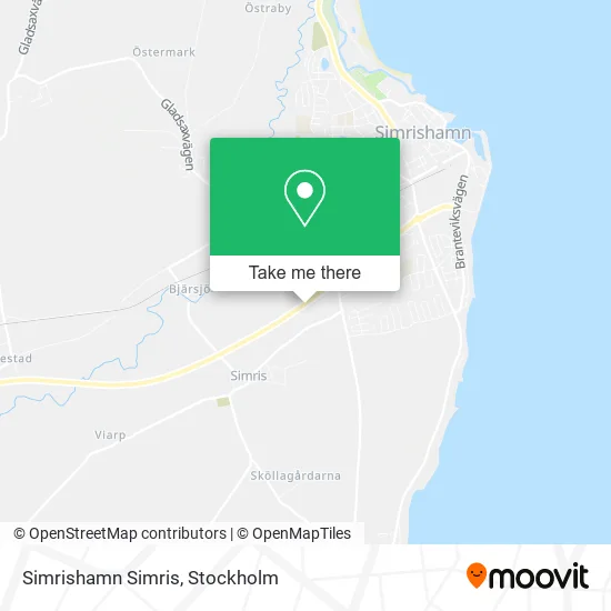 Simrishamn Simris map