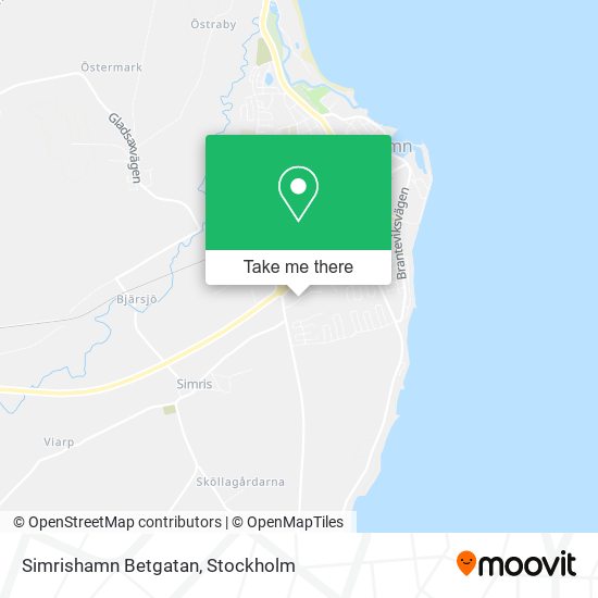 Simrishamn Betgatan map