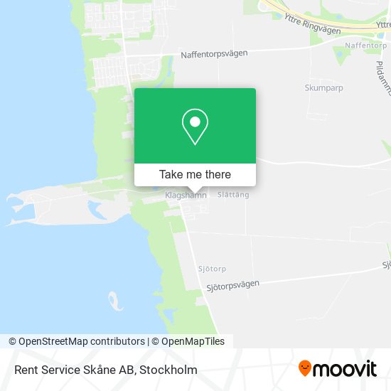 Rent Service Skåne AB map