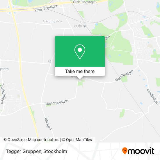 Tegger Gruppen map