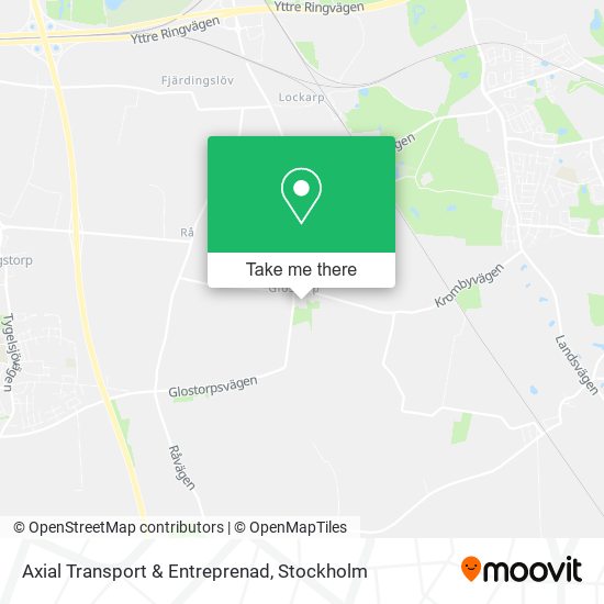 Axial Transport & Entreprenad map