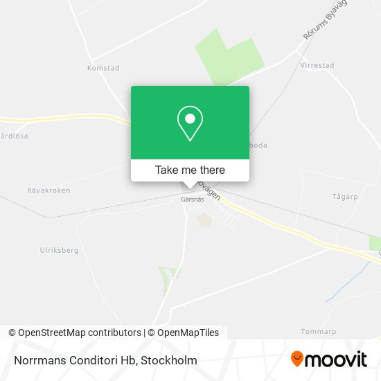 Norrmans Conditori Hb map