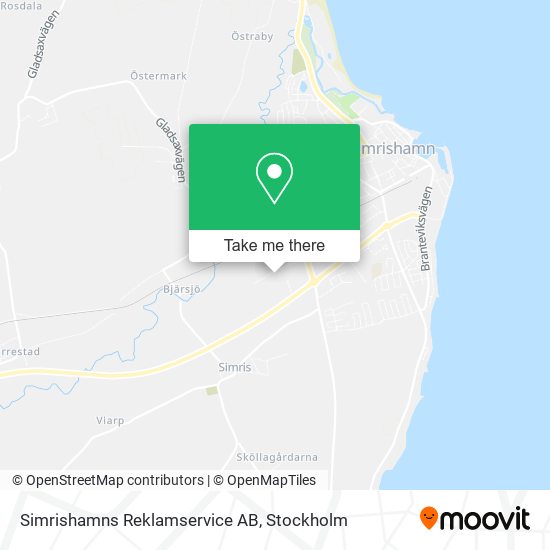 Simrishamns Reklamservice AB map