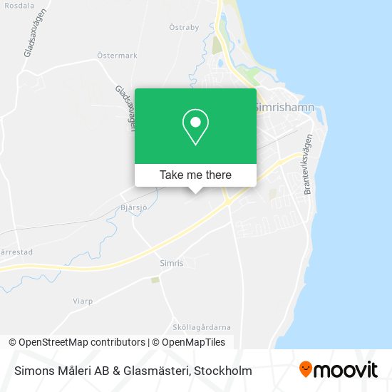 Simons Måleri AB & Glasmästeri map