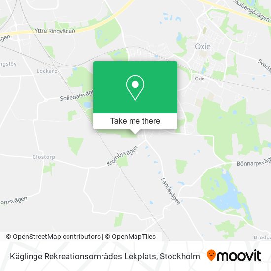 Käglinge Rekreationsområdes Lekplats map