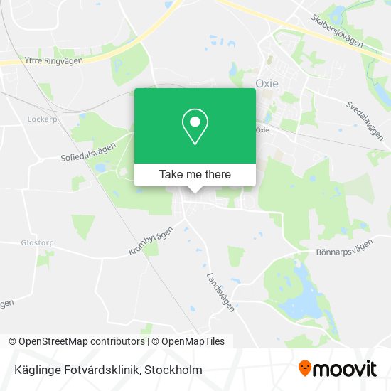 Käglinge Fotvårdsklinik map