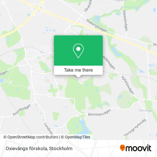 Oxievångs förskola map