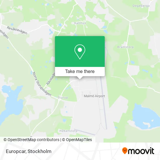 Europcar map