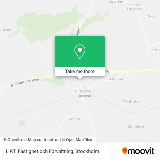 L.P.T. Fastighet och Förvaltning map