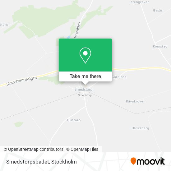 Smedstorpsbadet map