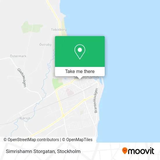 Simrishamn Storgatan map