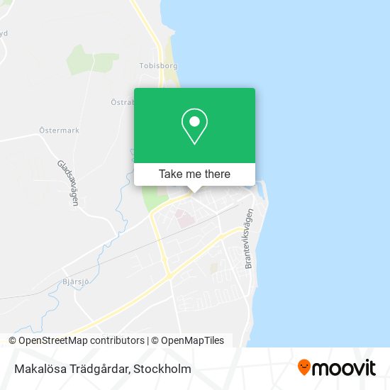 Makalösa Trädgårdar map