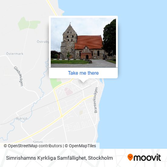 Simrishamns Kyrkliga Samfällighet map