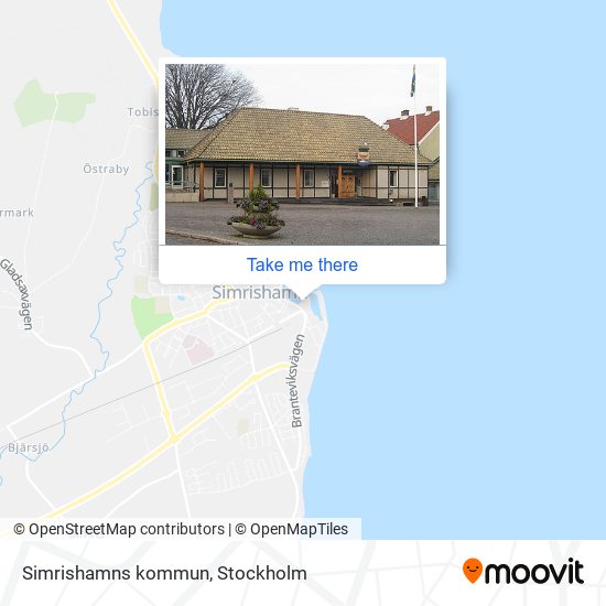 Simrishamns kommun map