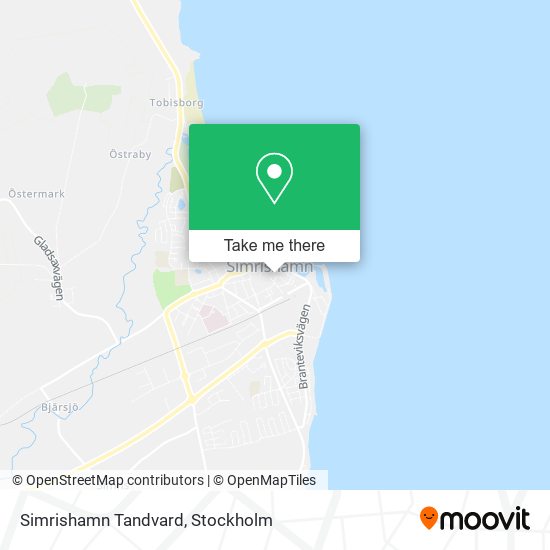 Simrishamn Tandvard map