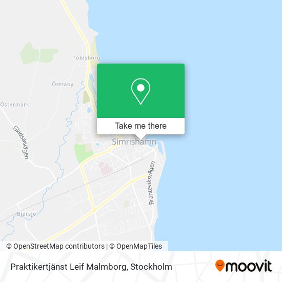 Praktikertjänst Leif Malmborg map