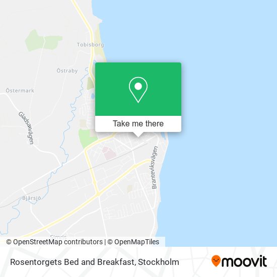 Rosentorgets Bed and Breakfast map