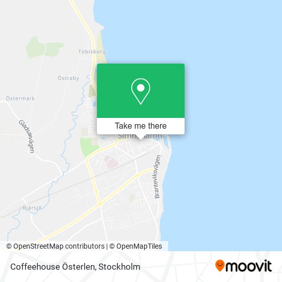 Coffeehouse Österlen map