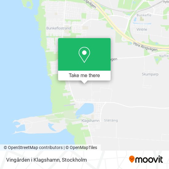 Vingården i Klagshamn map