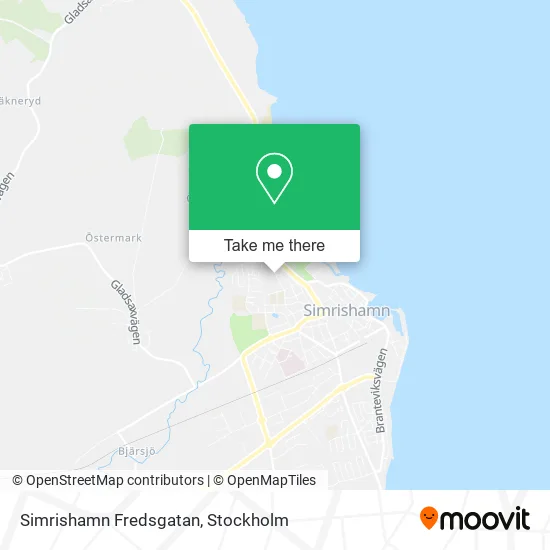 Simrishamn Fredsgatan map