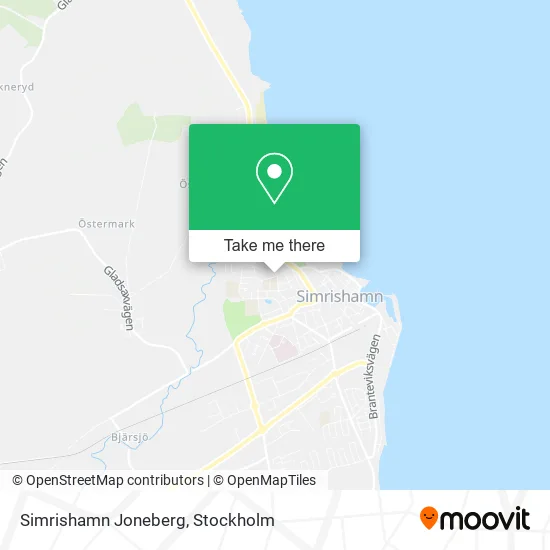 Simrishamn Joneberg map