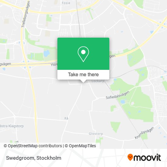 Swedgroom map