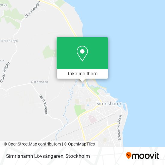 Simrishamn Lövsångaren map