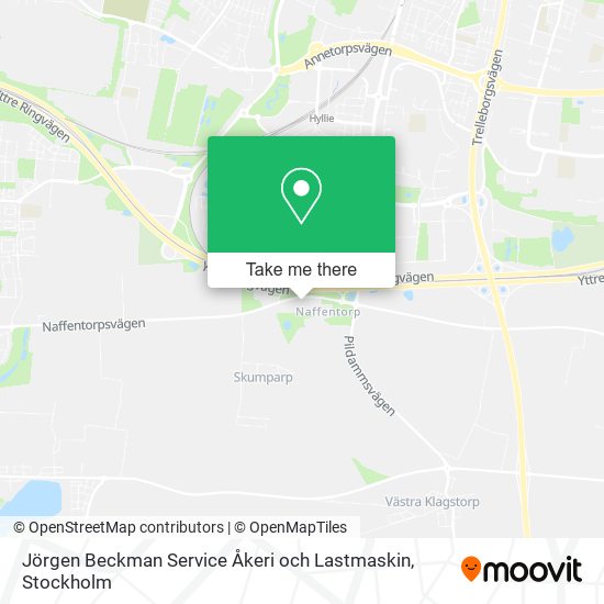 Jörgen Beckman Service Åkeri och Lastmaskin map