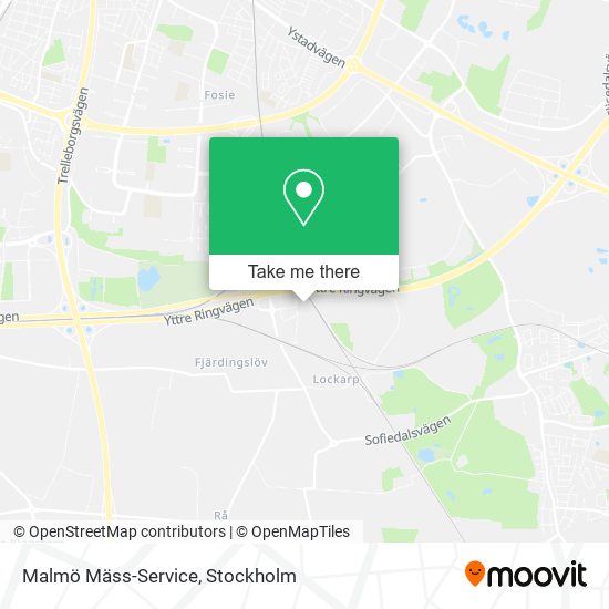 Malmö Mäss-Service map