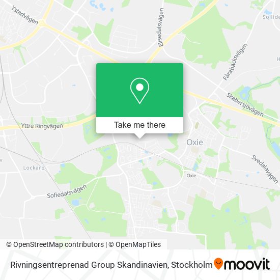 Rivningsentreprenad Group Skandinavien map