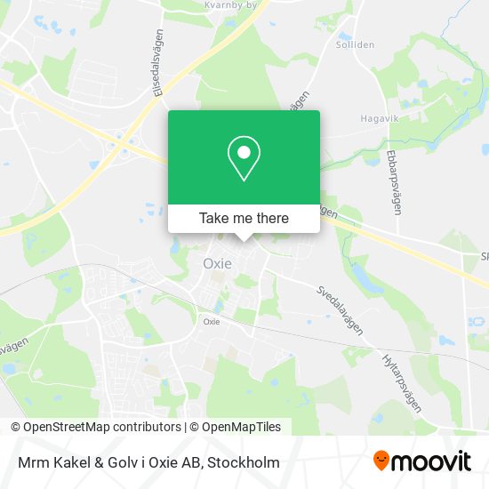 Mrm Kakel & Golv i Oxie AB map